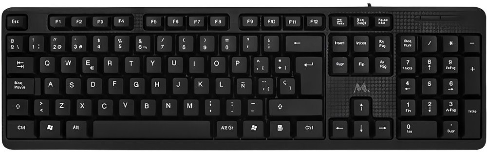 Teclado Mtek KB-8187 USB - Black (Español)